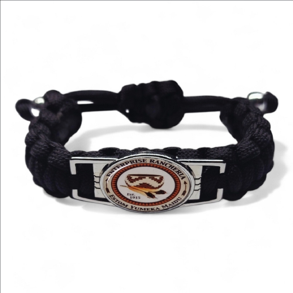 Enterprise Rancheria of Maidu Indians of CA Flag Adjustable Charm Bracelet